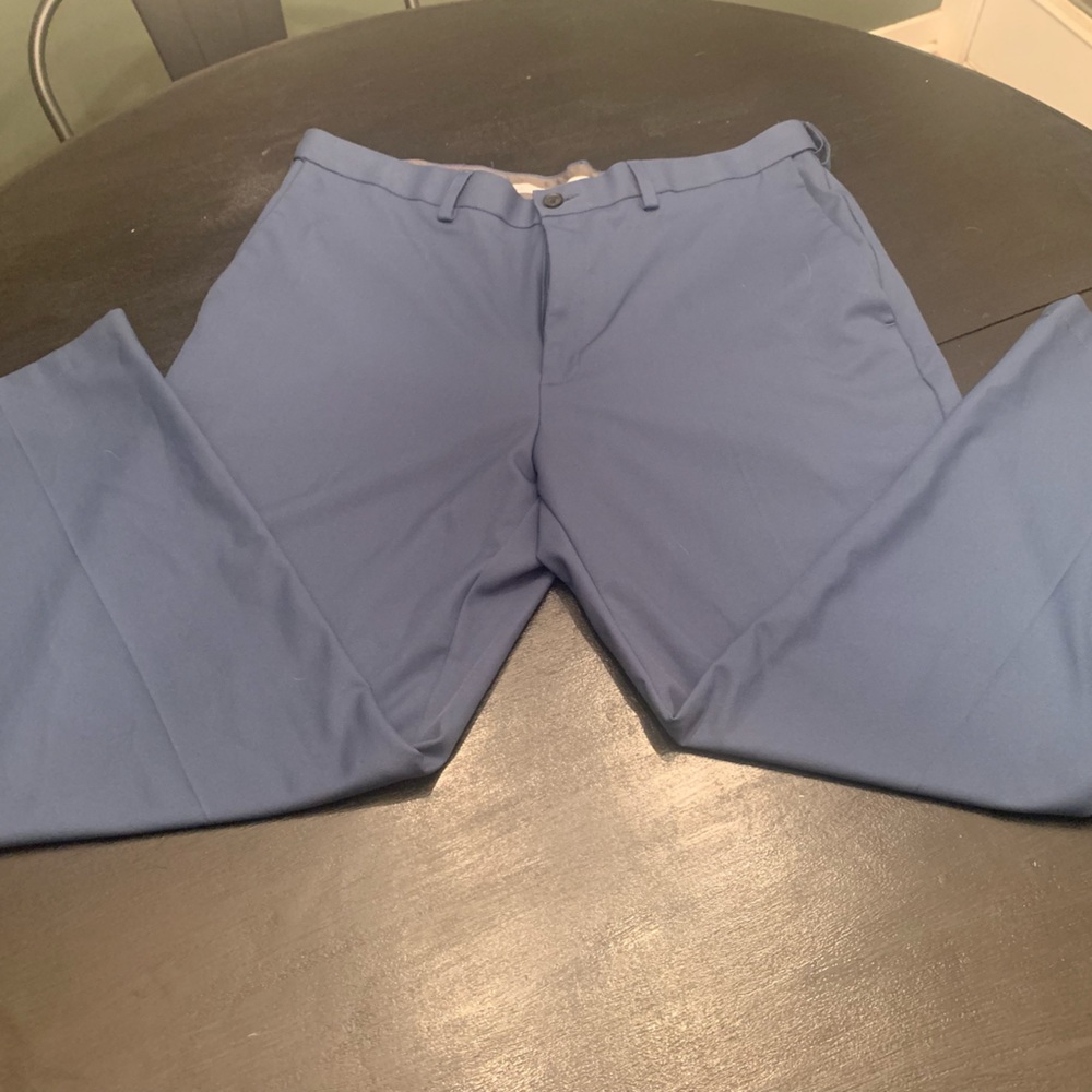 Haggar Classic Fit Blue 38 X 29 Dress Pants